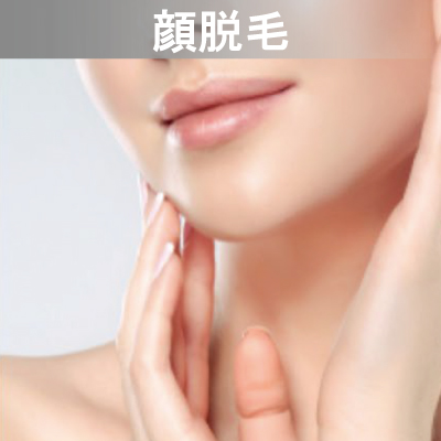 Eライト対応メニュー 顔脱毛
