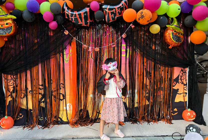 サロンラプラス春日部店ハロウィンイベント　フォトブース