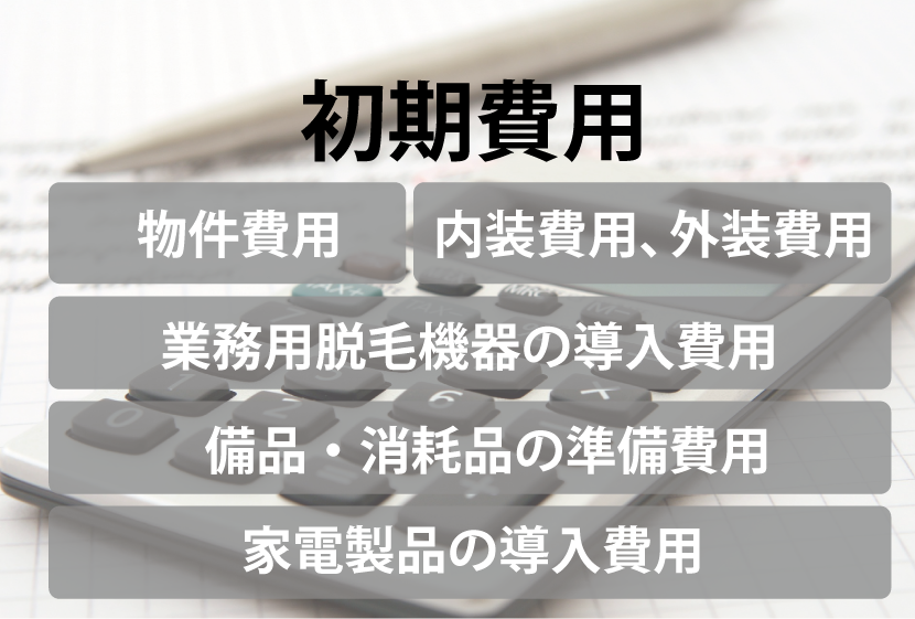 サロン開業の初期費用