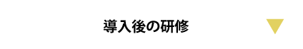 導入後の研修